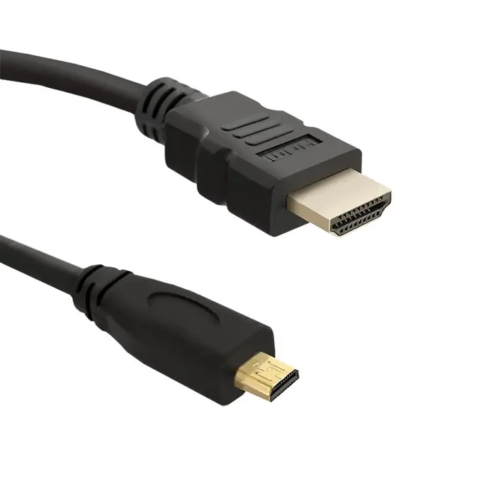 Cablu micro HDMI - HDMI v1.4 3m 1080p negru QOLTEC 50401