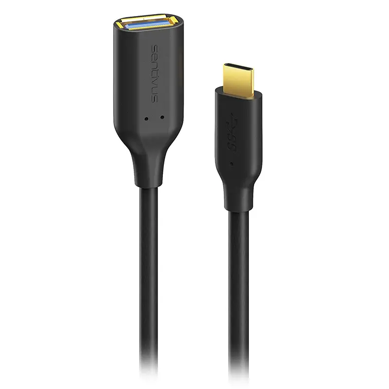 Cablu Usb 30 Otg Type C Tata A Mama 10cm Negru Sentivus Se U309 010