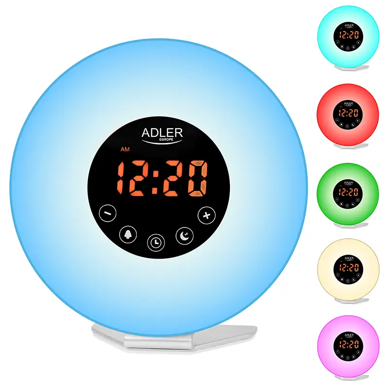 Ceas desteptator cu alarma /FM RADIO luminozitate 4 nivele ALDER AD1916 2 Ceas Desteptator Cu Alarma Fm Radio Luminozitate 4 Nivele Alder Ad1916