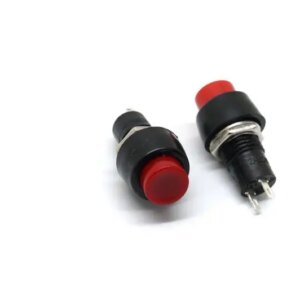 Comutator actionat prin apasare fara retinere OFF-(ON) 1A /250VAC NINIGI PBS-20B-2