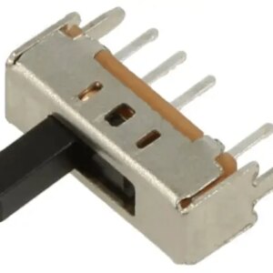 Comutator glisant 5mm ON-ON-ON 3 pozitii 0.3A /50VDC 12.7x4.5x4.7mm CANAL ELECTRONIC SS-13D01G5