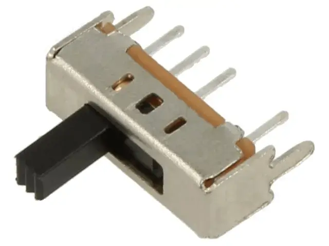 Comutator glisant 5mm ON-ON-ON 3 pozitii 0.3A /50VDC 12.7x4.5x4.7mm CANAL ELECTRONIC SS-13D01G5