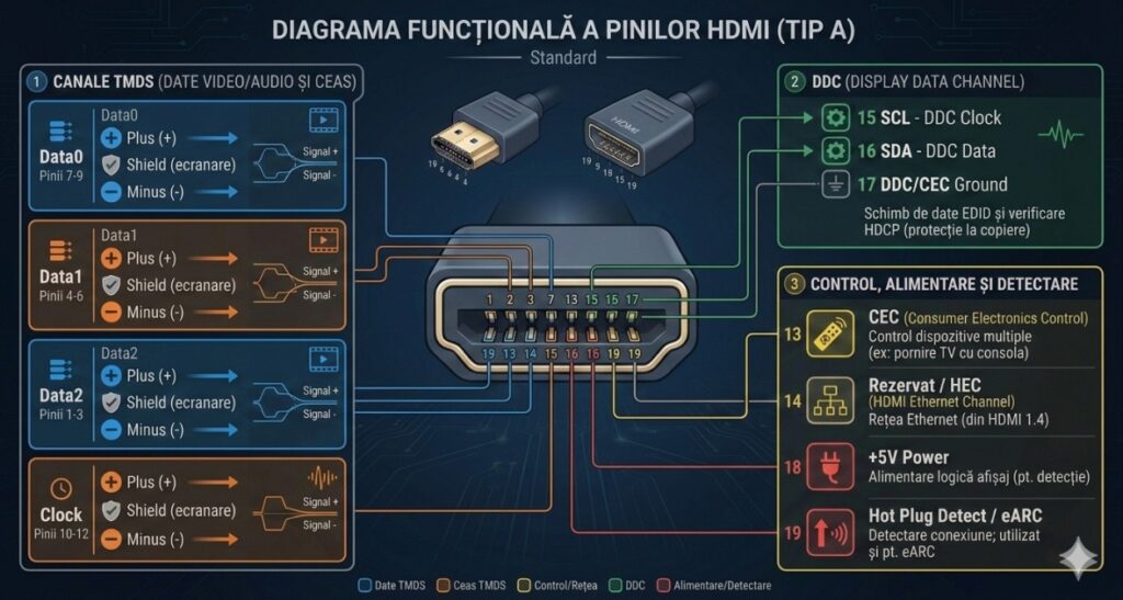 Diagrama Pini Mufa Hdmi