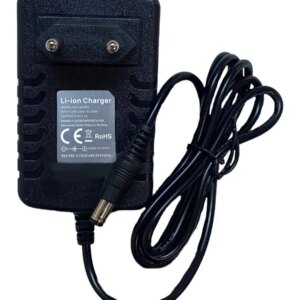 Incarcator Li-ion 100-240V - 8.4V 1A cu mufa 5.5x2.5 mm cu debransare (509)