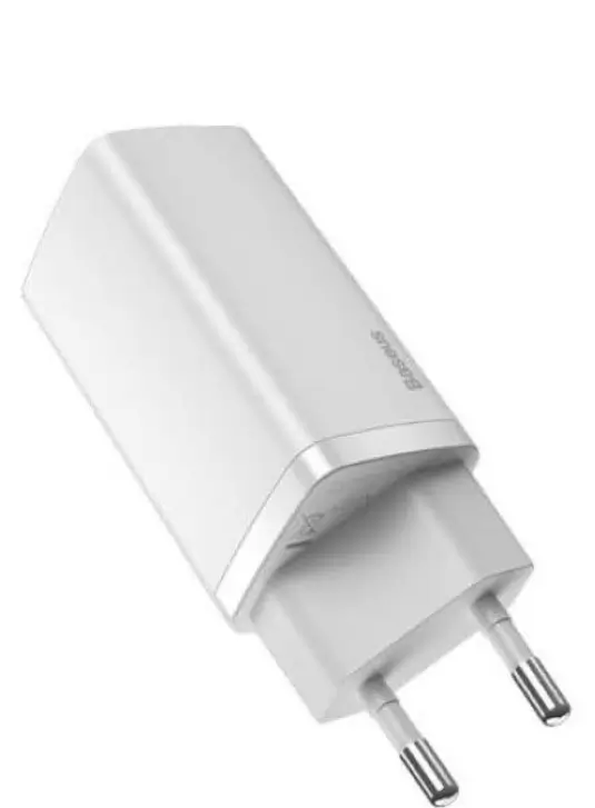 Incarcator Retea Baseus Gan2 Lite Quick Charge 65w 1x Usb 5v 3a 1x Usb Type C 5v 3a Alb Ccgan2l B02