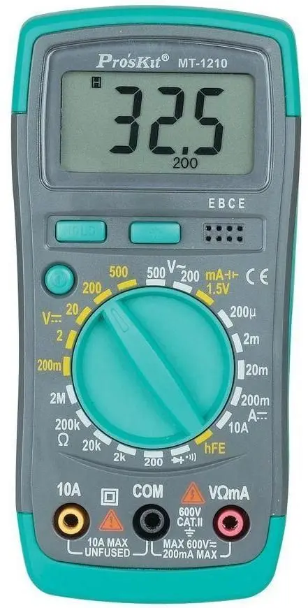 Multimetru Digital 6 Functii Pro Skit Mt 1210