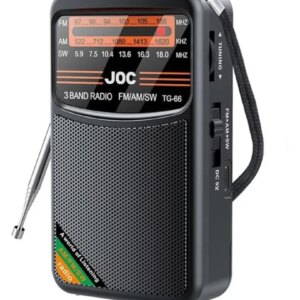 Radio portabil elegant 3 benzi JOC TG-66 cu acumulator si USB-C (688)