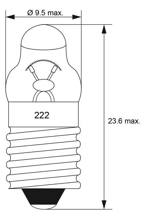 Set 10 Becuri 37v 03a Lentila Lupa Dulie Cu Filet E10 Goobay 9334 10