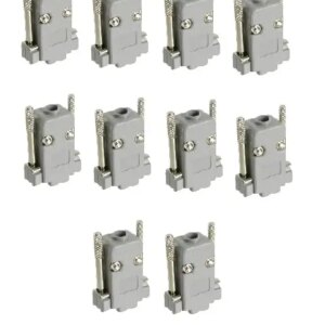 Set 10 carcase D-SUB serial 9 pin RS232 VGA cu surub lung