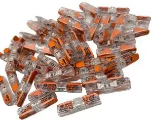 Set 10 conectori WAGO imbinare in linie cu parghie 0.2-4mm2 24-12AWG 221-2411-10