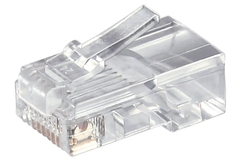 Set 10 Mufe Internet Rj45 Cat5 8p8c Cablu Push Rotund Goobay 58627 10