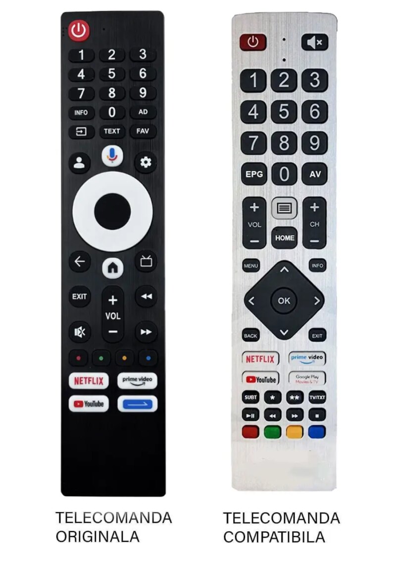 Telecomanda inlocuitoare compatibila TV METZ 60MUE7000Z (687)