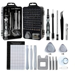 Trusa reparatii smartphone Spacer SPRT-PHONE-122 122piese /capete surubelnita /surubelnita /penseta /clipsuri deschidere telefon