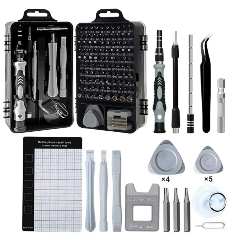 Trusa reparatii smartphone Spacer SPRT-PHONE-122 122piese /capete surubelnita /surubelnita /penseta /clipsuri deschidere telefon