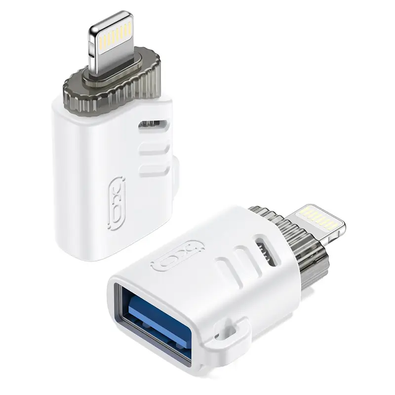 Adaptor OTG Lightning tata la USB A mama alb XO-NB256A