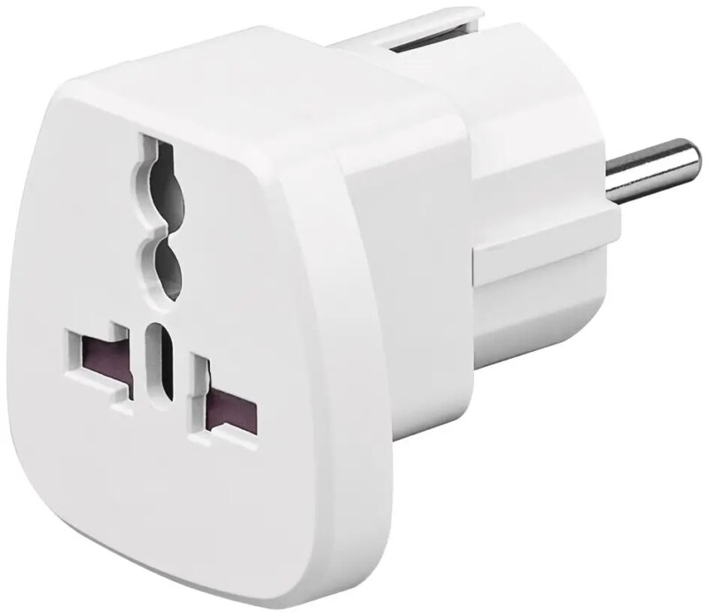 Adaptor Universal la CEE 7/7 alb 3680W 16A nu converteste tensiunea