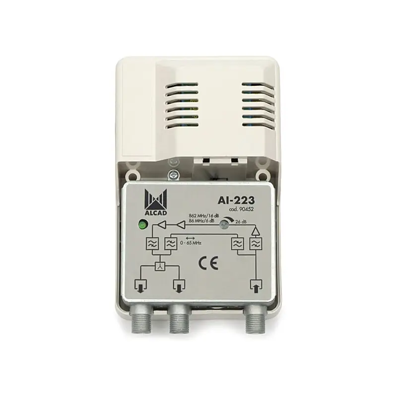 Amplificator Antena Catv 26db Alcad Ai 223