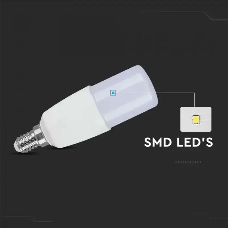 Bec Led T37 E14 75w 6500k Alb Rece V Tac Sku 24032