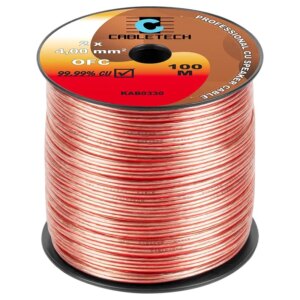 Cablu difuzor cupru OFC 2x4mm 10m Cabletech KAB0330-10