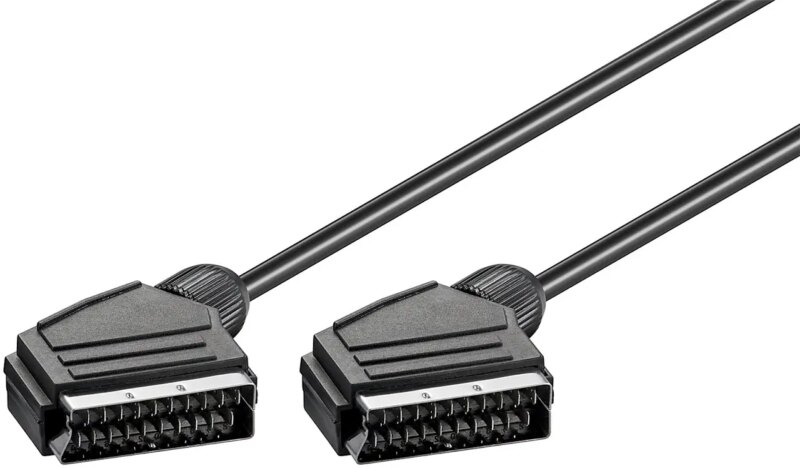 Cablu Euro SCART 21 pini - Euro SCART 21 pini 1.5m Goobay 11702