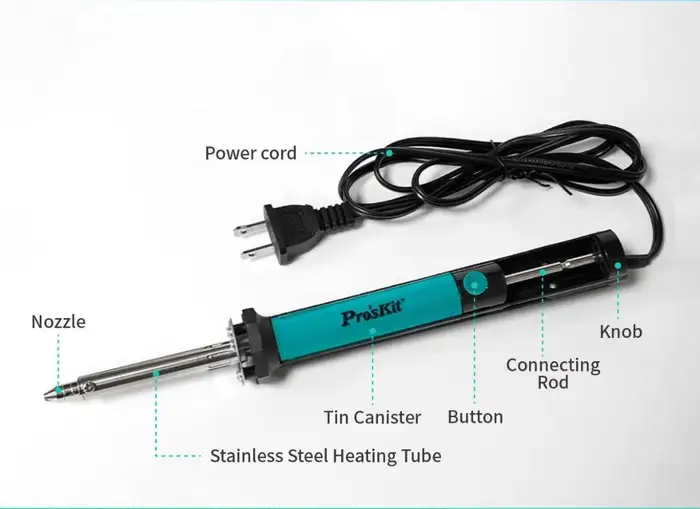 Ciocan De Lipit Si Pompa De Fludor Pentru Dezlipit 2in1 40w 27cm Si 211b Pro Skit