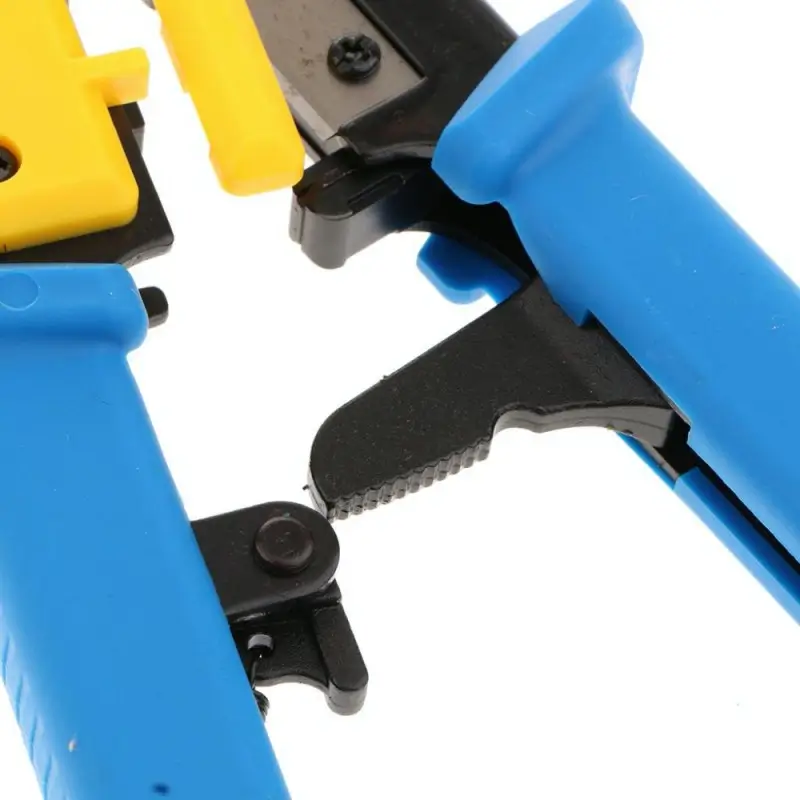 Cleste Sertizare Rj45 Rj11 Rj12 Cu Taietor De Fire Pentru Mufe Cu Pass Trough