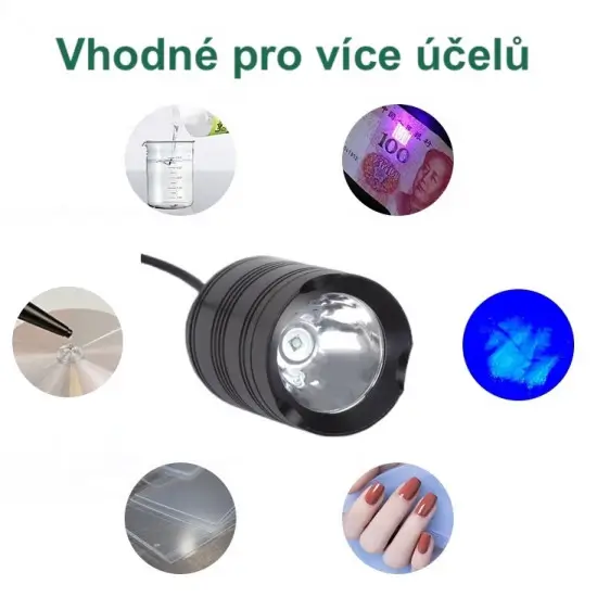 Lampa Uv Led 3w Alimentare Usb Pentru Fixare Vopsea Masca Protectie Lipire Pcb Bst 9147