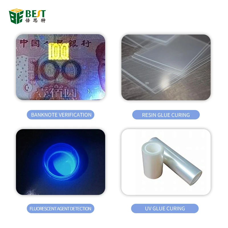 Lampa Uv Led 3w Alimentare Usb Pentru Fixare Vopsea Masca Protectie Lipire Pcb Bst 9147