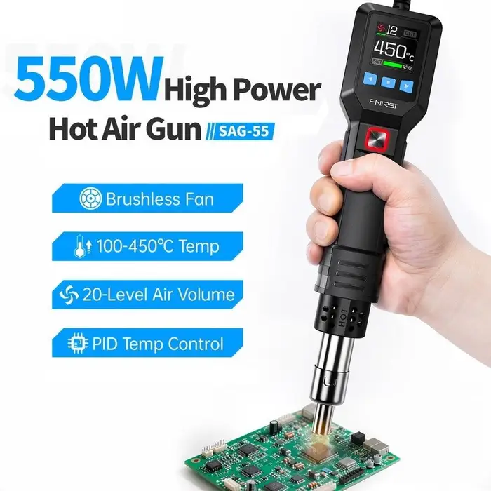 Pistol Cu Aer Cald 550w Pentru Dezlipit Fnirsi Sag 55 S