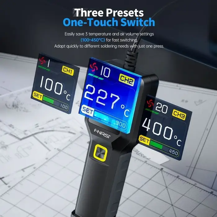 Pistol Cu Aer Cald Pentru Dezlipit 550w Fnirsi Sag 55 H