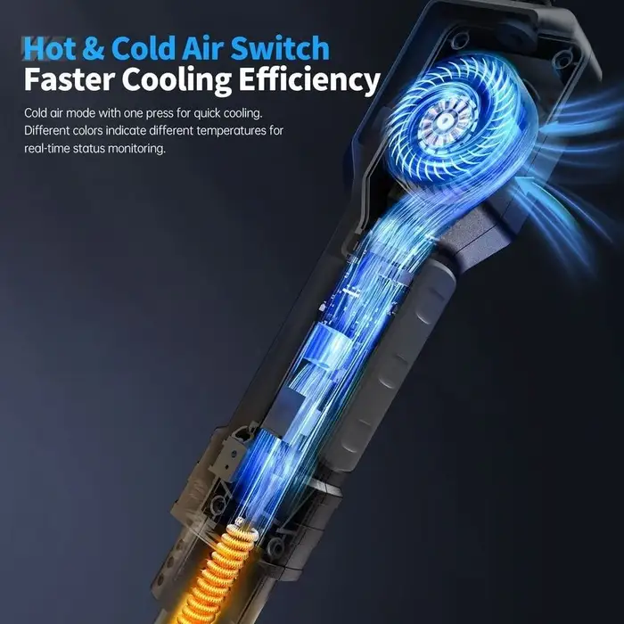 Pistol Cu Aer Cald Pentru Dezlipit 550w Fnirsi Sag 55 H