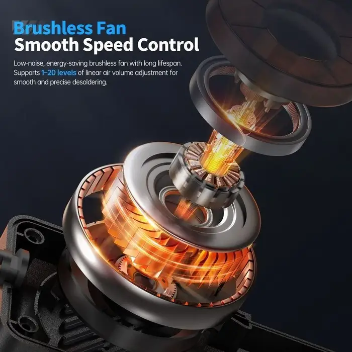 Pistol Cu Aer Cald Pentru Dezlipit 550w Fnirsi Sag 55 H