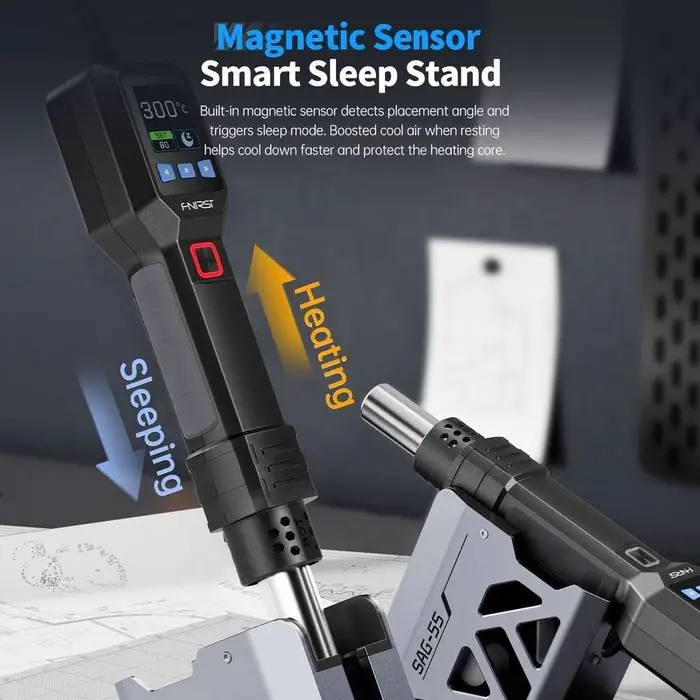 Pistol Cu Aer Cald Pentru Dezlipit 550w Fnirsi Sag 55 H