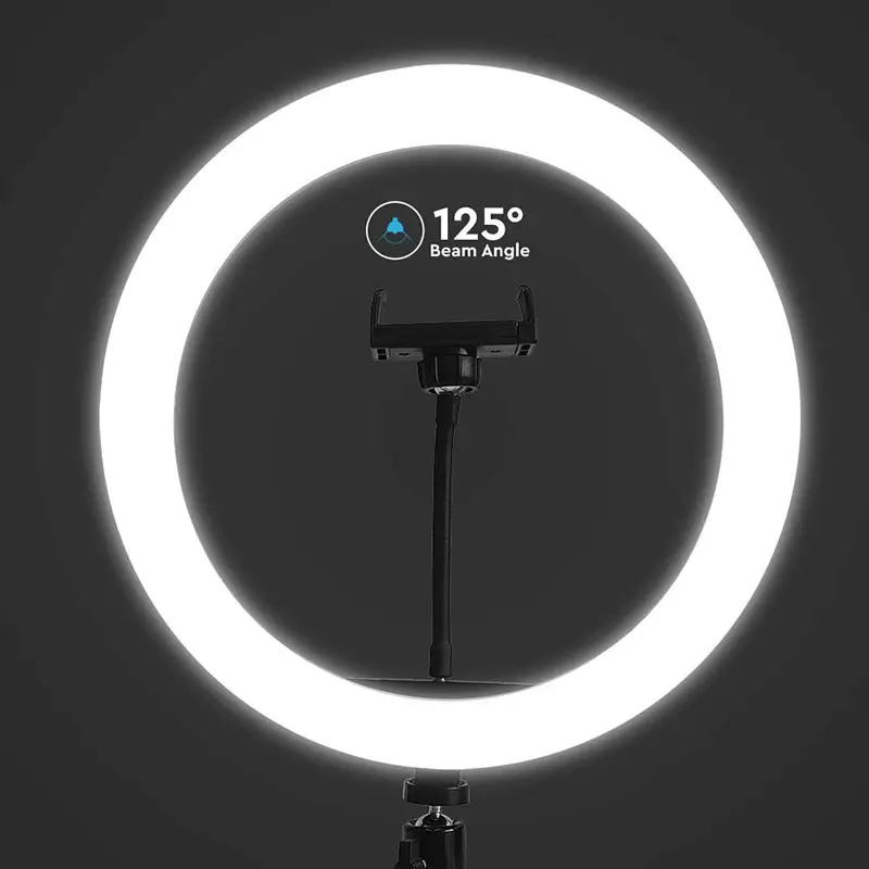 Selfie Led 7w 3200 5500k Ring Light 10 3in1 Cu Alimentare Usb V Tac Sku 23048