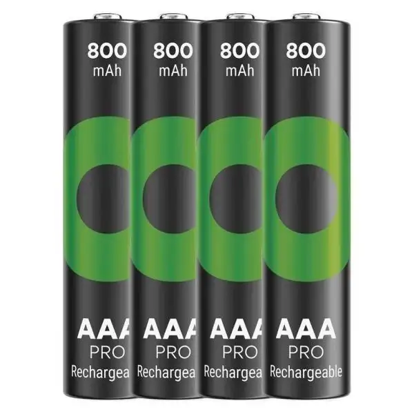 Set 4 acumulatori GP Recyko Pro AAA R3 800mAh 1.2V NiMH GP85AAAHCBR21-2TLB4 1 Set 4 Acumulatori Gp Recyko Pro Aaa R3 800mah 12v Nimh Gp85aaahcbr21 2tlb4