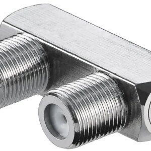 Adaptor TV forma de U Conector Soclu F - Soclu F 30x20mm cupru Goobay 11938