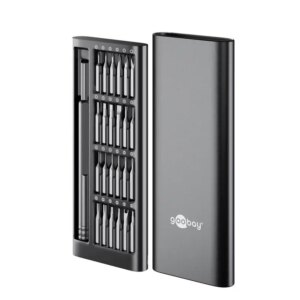 Set surubelnita de inalta calitate cu 24 biti 28mm otel S2 de precizie Goobay 77836