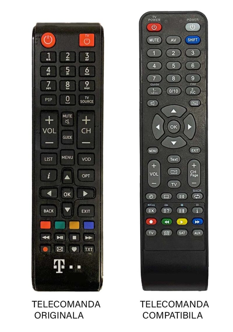 Telecomanda inlocuitoare compatibila pentru reciver Telekom (452)