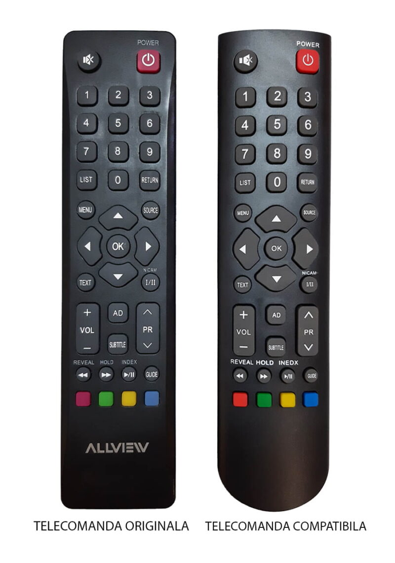 Telecomanda inlocuitoare compatibila pentru TV Allview 32ATC5500-H1-1 IR 1282 (347-1) Telecomanda inlocuitoare compatibila pentru TV Allview 32ATC5500-H1-1 IR 1282 (347-1)