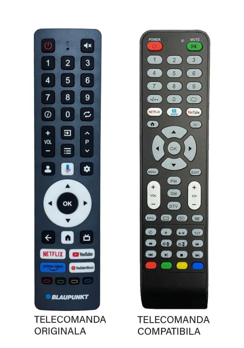 Telecomanda inlocuitoare compatibila TV Blaupunkt 50UGC5500S ER 9582 (582)