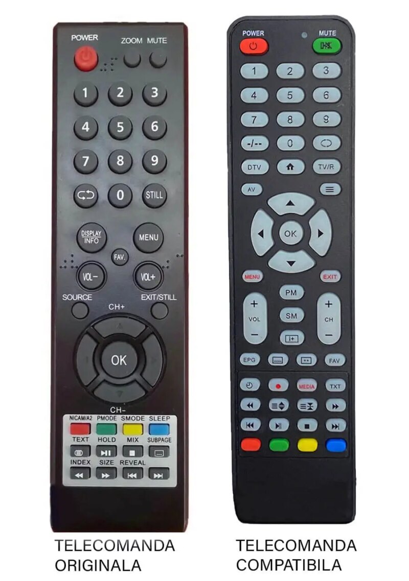 Telecomanda inlocuitoare compatibila TV GutSchneid 32SA200 cod ER 9465 (465) Telecomanda inlocuitoare compatibila TV GutSchneid 32SA200 cod ER 9465 (465)