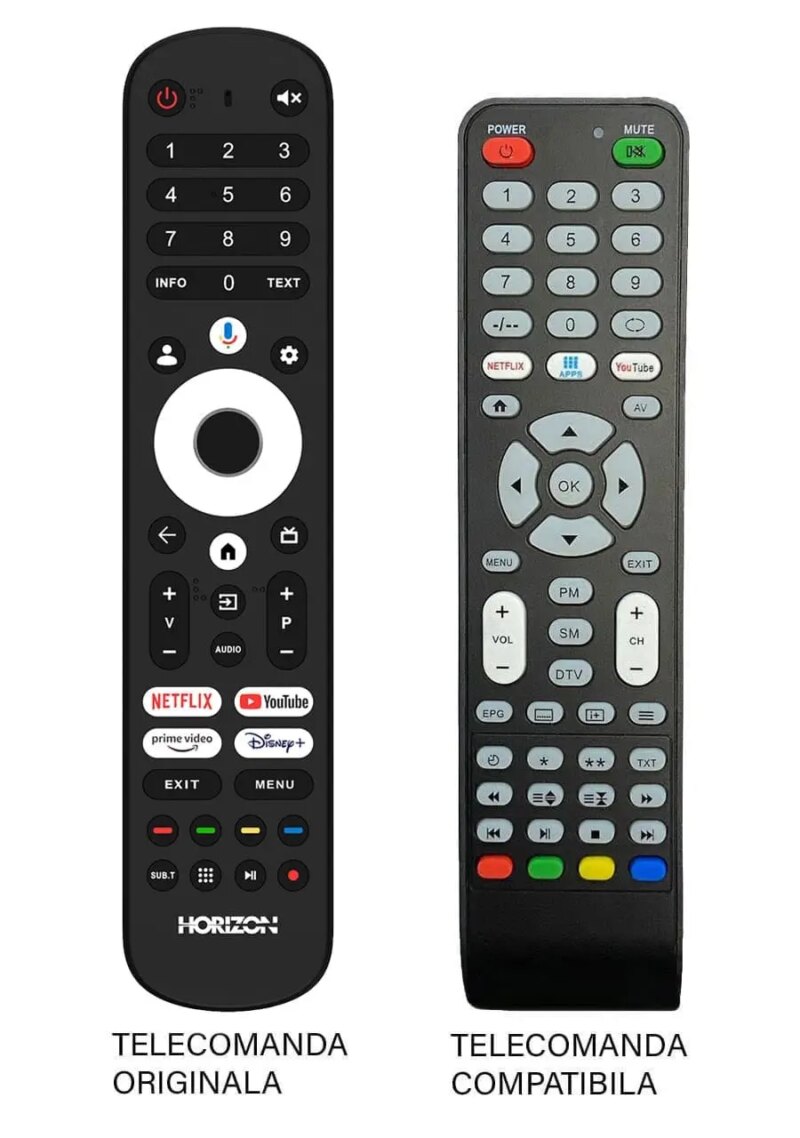 Telecomanda inlocuitoare compatibila TV HORIZON 40HQ8590U/D ER 9580 (580) Telecomanda inlocuitoare compatibila TV HORIZON 40HQ8590U/D ER 9580 (580)