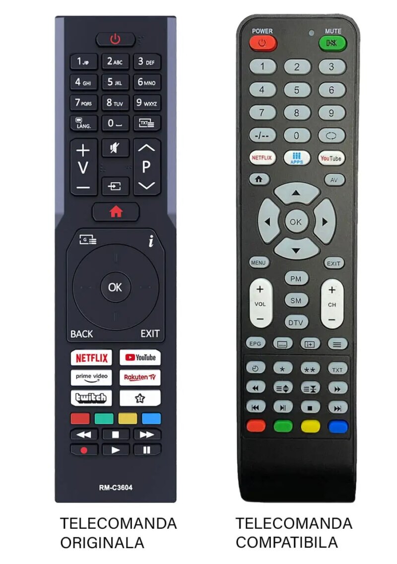 Telecomanda inlocuitoare compatibila TV JVC RM-C3604 ER 9461 (461) Telecomanda inlocuitoare compatibila TV JVC RM-C3604 ER 9461 (461)