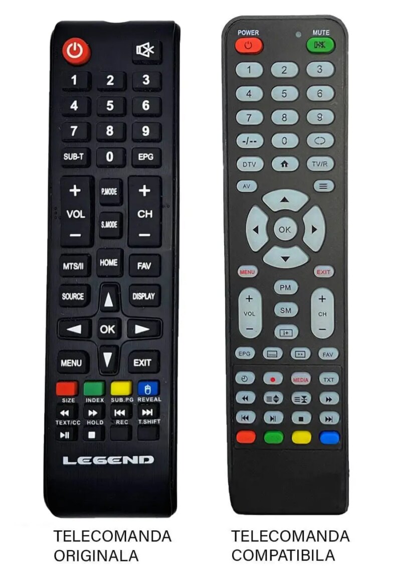Telecomanda inlocuitoare compatibila TV Legend EE-T32S07 cod ER 9482 /MFY 6121 /SYS 007F (482) Telecomanda inlocuitoare compatibila TV Legend EE-T32S07 cod ER 9482 /MFY 6121 /SYS 007F (482)