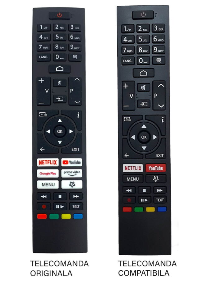 Telecomanda inlocuitoare compatibila TV Vestel Toshiba Horizon RC45157 ...