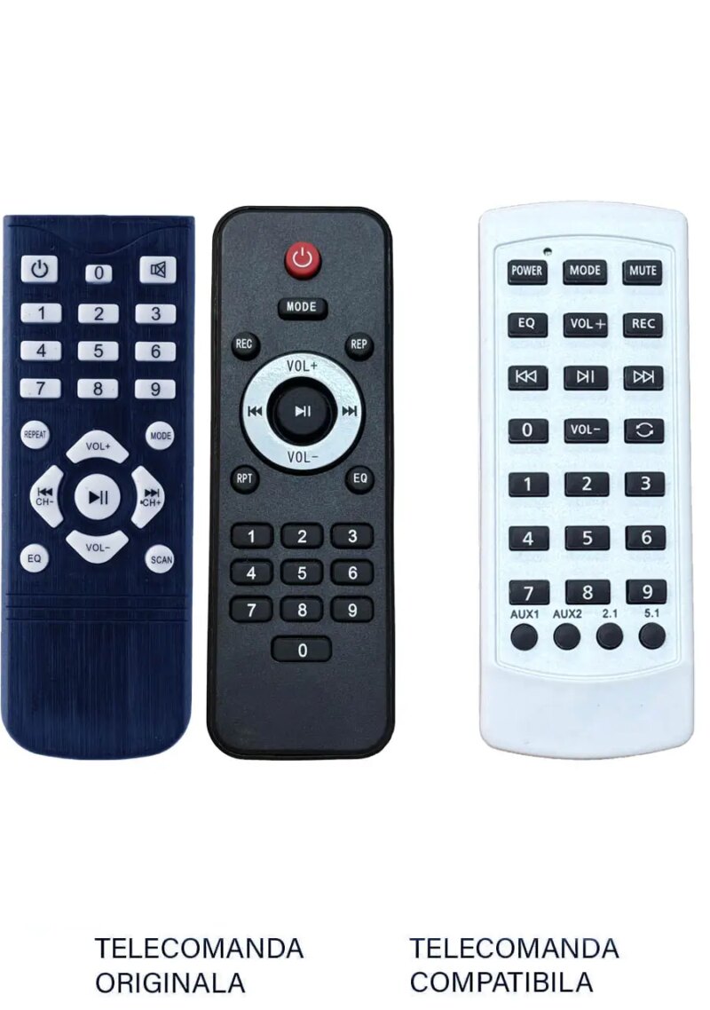 Telecomanda inlocuitoare pentru boxa portabila JRH DP-284 compatibil cu originalul (655)