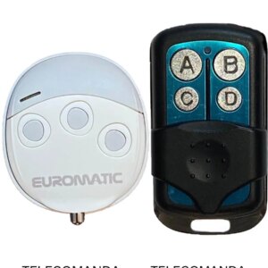 Telecomanda inlocuitoare pentru poarta garaj de 2 si 4 canale cod fix 433.92MHz Proteco PTX 3EI compatibila cu originalul (844-1