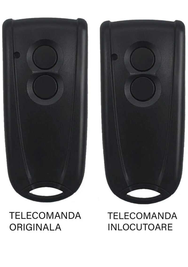 Telecomanda inlocuitoare poarta garaj 2 butoane cod saritor frecventa 433.92MHz EcoStar Rsc2 compatibila cu originalul (812)