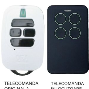 Telecomanda inlocuitoare poarta garaj 4 butoane cod saritor frecventa 433.92MHz Dea GTi4 compatibila cu originalul (810/4)