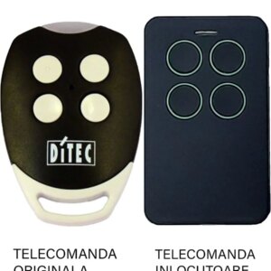 Telecomanda inlocuitoare poarta garaj 4 butoane cod saritor frecventa 433.92MHz Ditec Gol 4C compatibila cu originalul (811)
